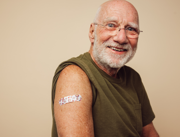 Não há. Vacinação em homem com mais de 50 anos.
